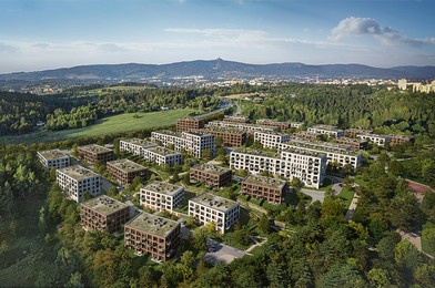 Pod Ještědem roste největší rezidenční projekt v historii kraje. Bude i školka