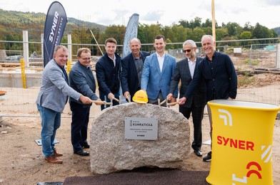 Ceremonie poklepu základního kamene nové čtvrti v Liberci – Nová Kunratická